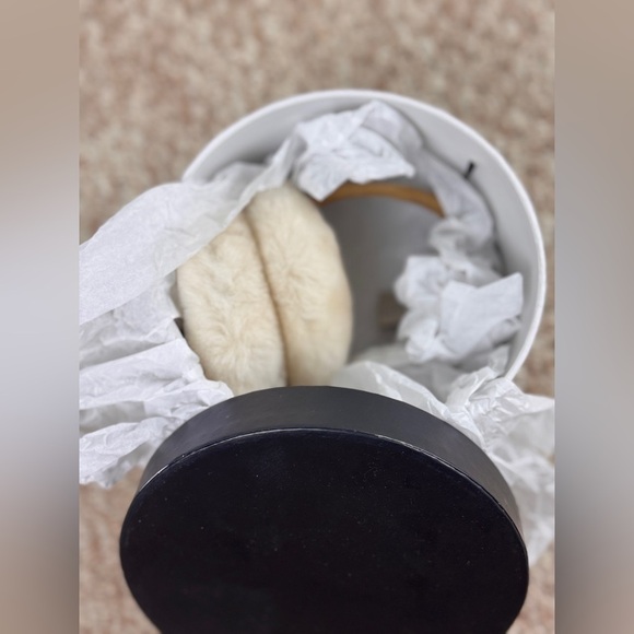 UGG Tan and Cream Sheepskin Earmuffs - Picture 2 of 6